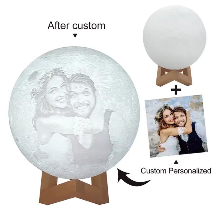 Lampe lunaire imprimée en 3D
