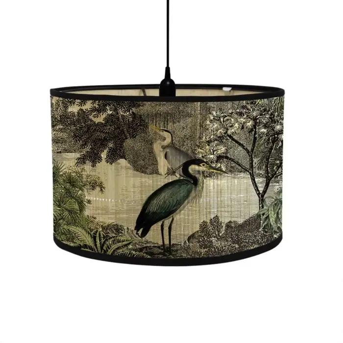 Couvercles de lampe en bambou durables