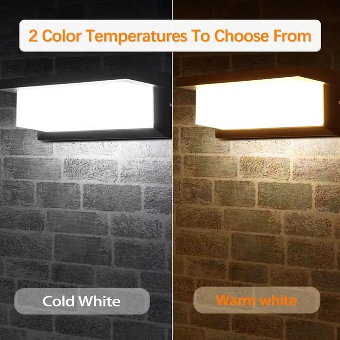LED Vintage Rectangle applique intérieure extérieure éclairage décoratif pour porche salon chambre cour balcon décor à la maison