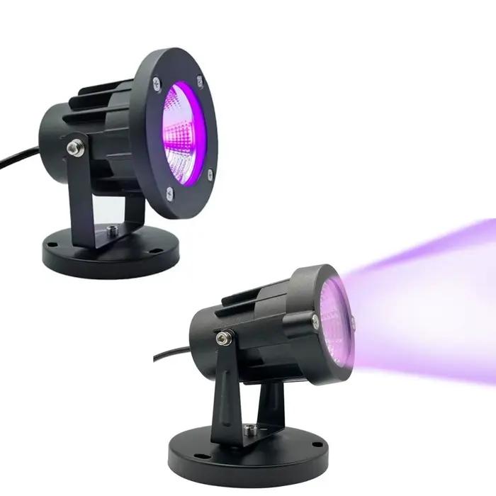 LED lumière violette 10W 30W lumière noire 405nm lampe UV projecteur pour vacances Halloween, durcissement de la résine, décor de fête, affiche fluorescente