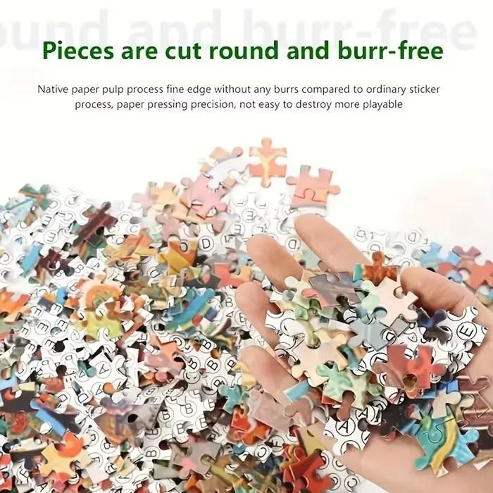 Puzzles pour adultes, 500/1000/1200/2000 pièces, belles roses et la mer, jeu de puzzle, défi cérébral, cadeau, décoration de la maison