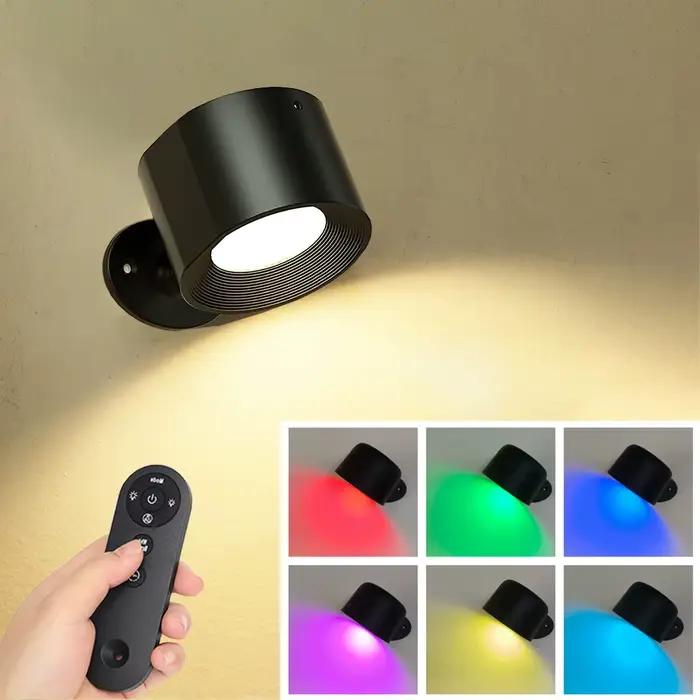 Applique murale LED avec télécommande tactile IR