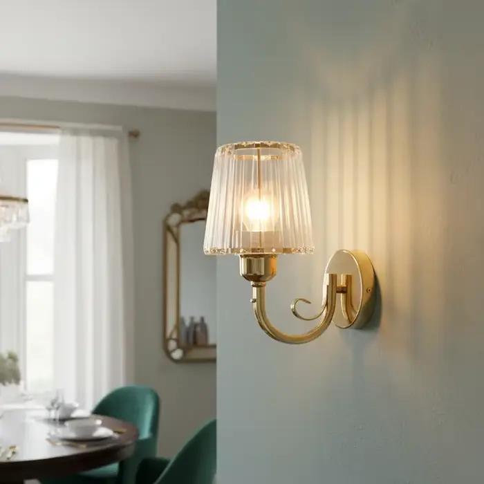 Lampe murale en verre de luxe