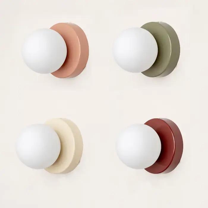 Lampe murale LED Macaron créative 10/12cm