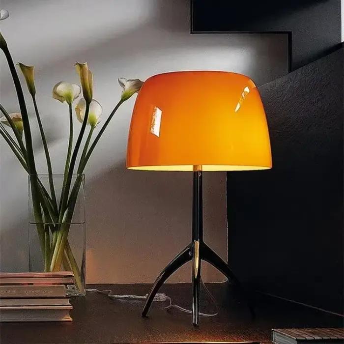 Abat-jour en verre coloré nordique moderne