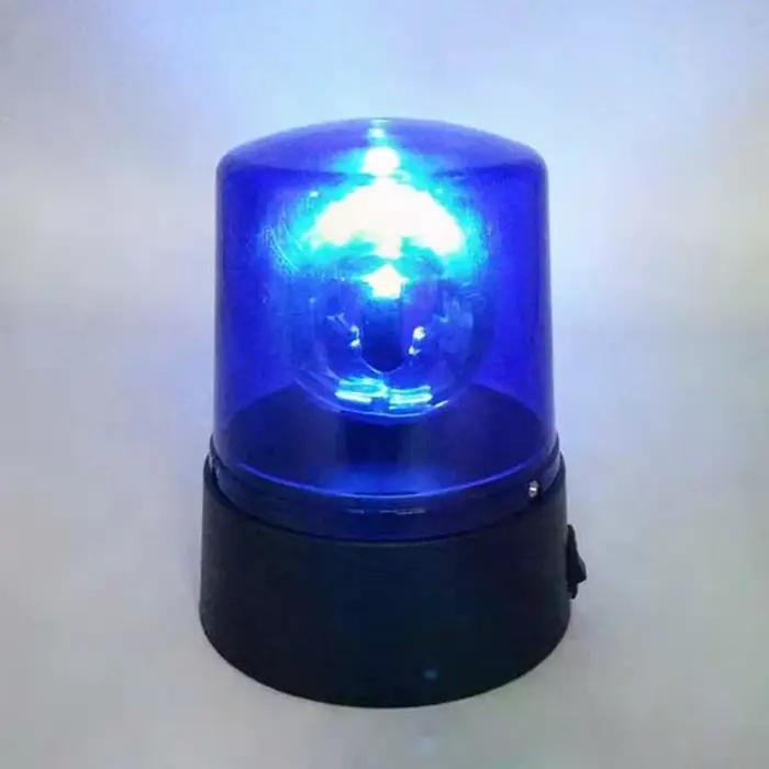 Lumière stroboscopique LED pour voiture : lampe de signalisation circulaire clignotante, alimentée par batterie, idéale pour le montage au plafond dans un camion ou un véhicule scolaire