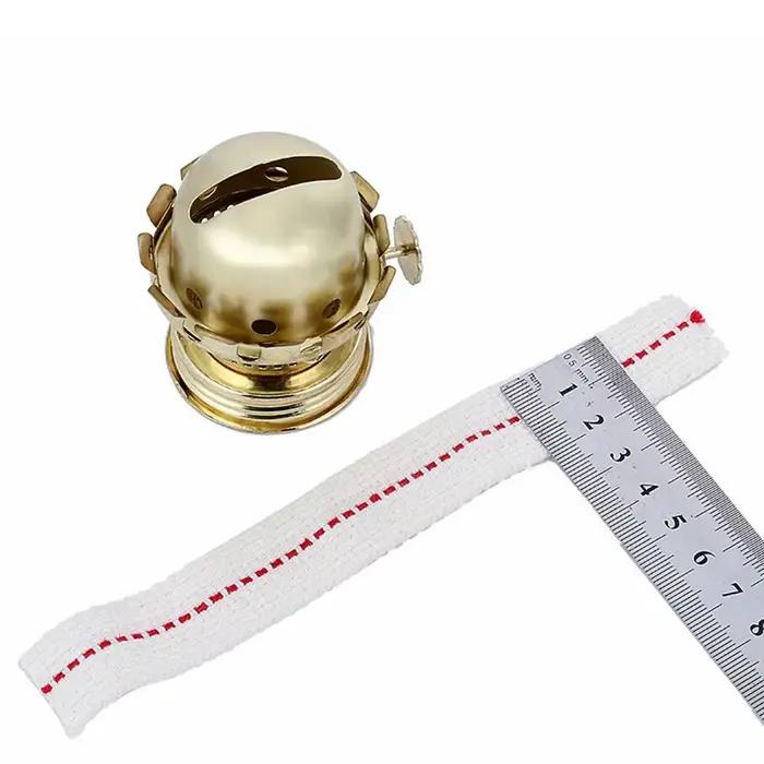 Tête de lampe à kérosène rétro en métal à l'ancienne