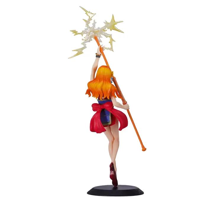 Figurine Nami, One Piece, Figurine d'anime, Marchandises d'anime, Cadeau d'anime pour l'anniversaire des amis, Statue de personnage d'anime, Décoration de bureau, Figurine de collection, Cadeau de fêt