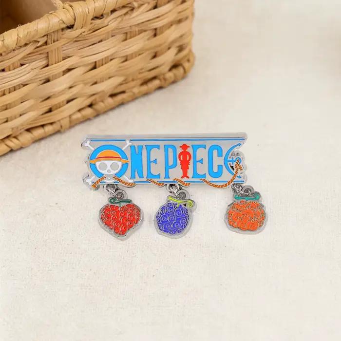 Broches en émail One Piece Anime, épingles de revers pour sacs à dos, badges pour femmes et hommes, accessoires de broches pour vêtements, bijoux, cadeaux