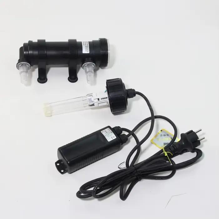 StalSUN-Stérilisateur UV pour sécuritaires d'aquarium, supporter ficateur d'eau léger, éclairage à filtre UV, 5W, 7W, 9W, 11W, 13W, 18W, 24W, 36W, 55W