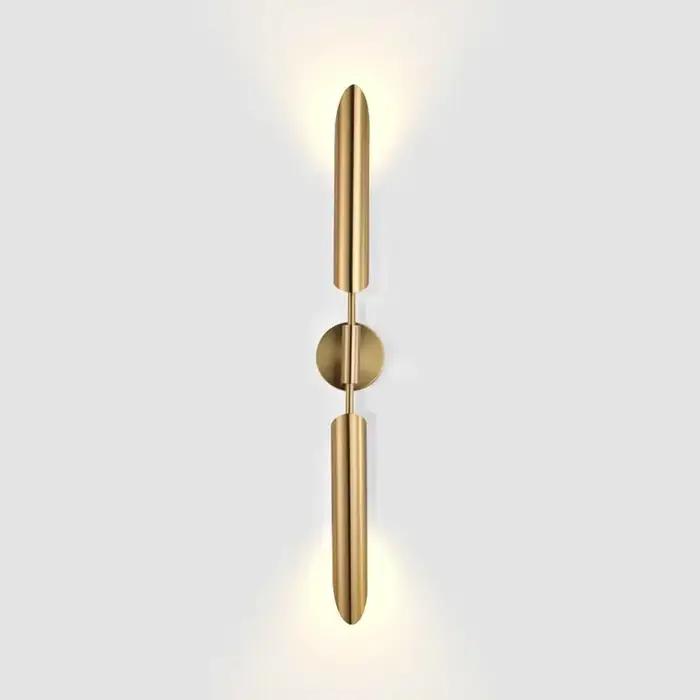 Applique murale LED créative nordique postmoderne personnalisée pour couloir escalier fond de salon chambre à coucher chevet matériaux robustes design moderne