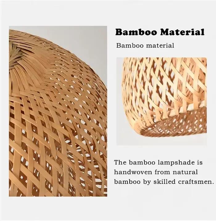 Lanterne en bambou 38/45cm
