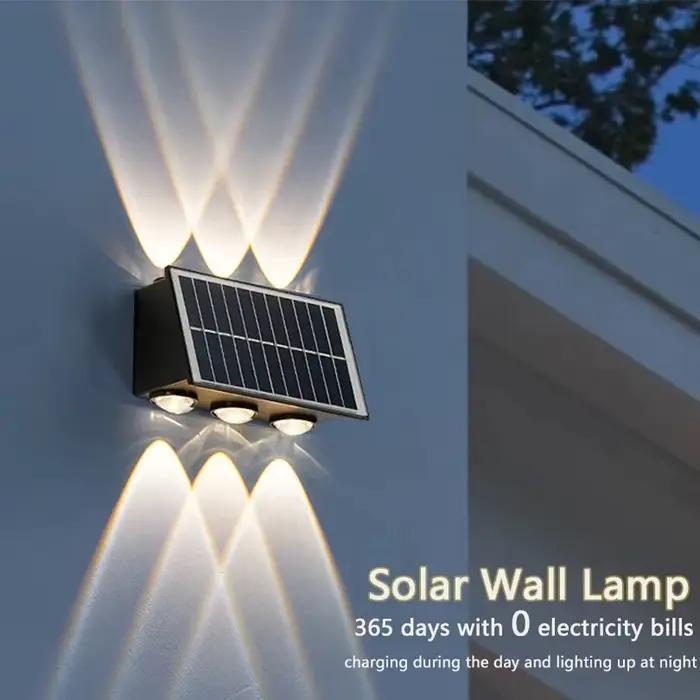 Lampe murale solaire extérieure étanche à énergie