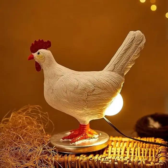 Veilleuses Led décoratives simulé Animal drôle pâques décor à la maison fête carnaval poulet lampe poussin veilleuse créative