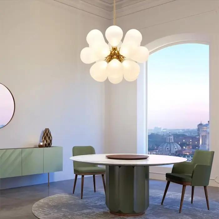 2025 Lustre à bulles de verre