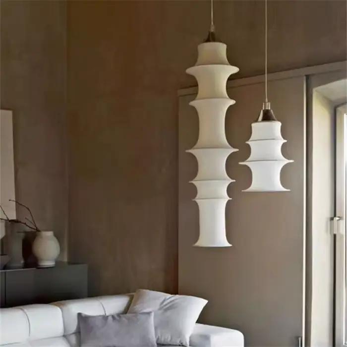 Lampe Suspendue Minimaliste en Soie