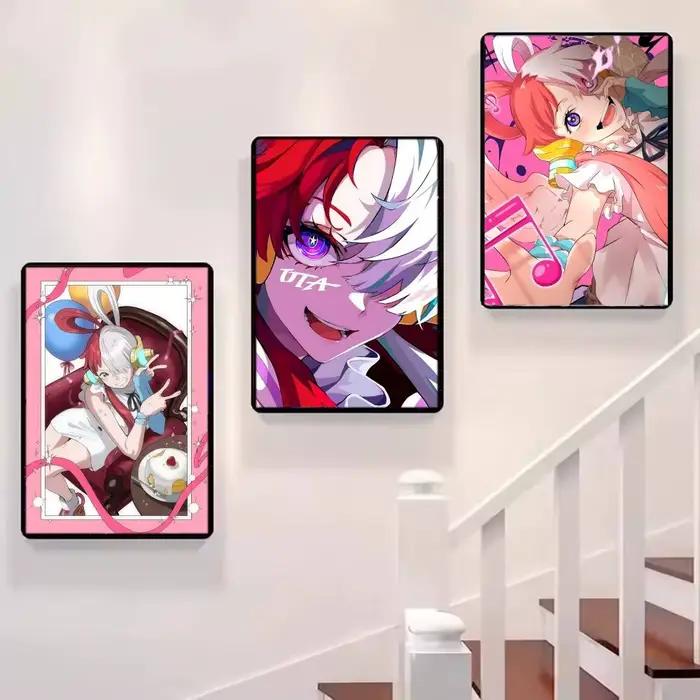 Affiches Anime One Piece Uta, impression HD, décoration murale Vintage, pour la maison, la salle d'étude, 1 pièce