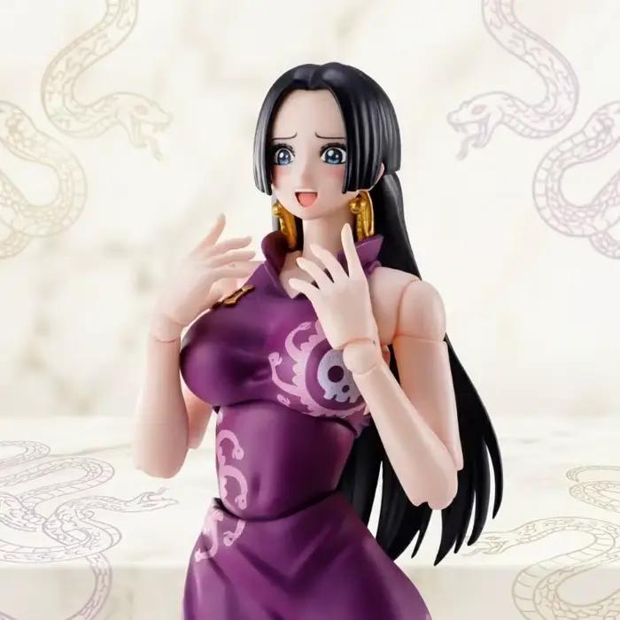 【En stock】BANDAI S.H.Figuarts ONE PIECE Marineford Boa Hancock Pirate Empress Figurine de collection, jouet cadeau