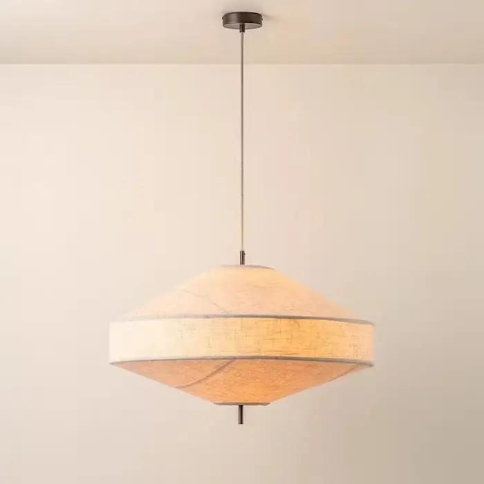 Lampe Suspendue Japonaise en Tissu