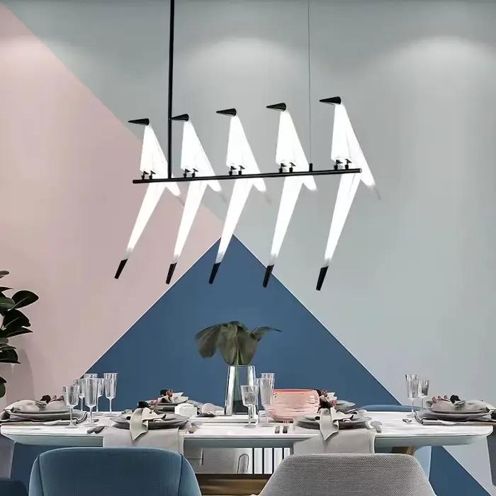 Plafonnier LED en forme d'oiseau