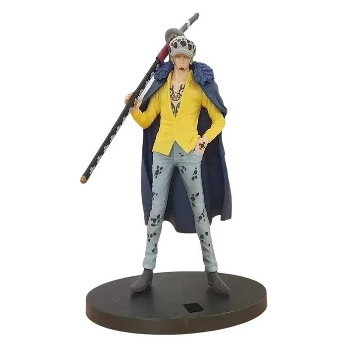 Figurine PVC One Piece Luffy Law, trois postures, modèle PVC, figurine d'action, collection de bureau, jouet cadeau pour enfants