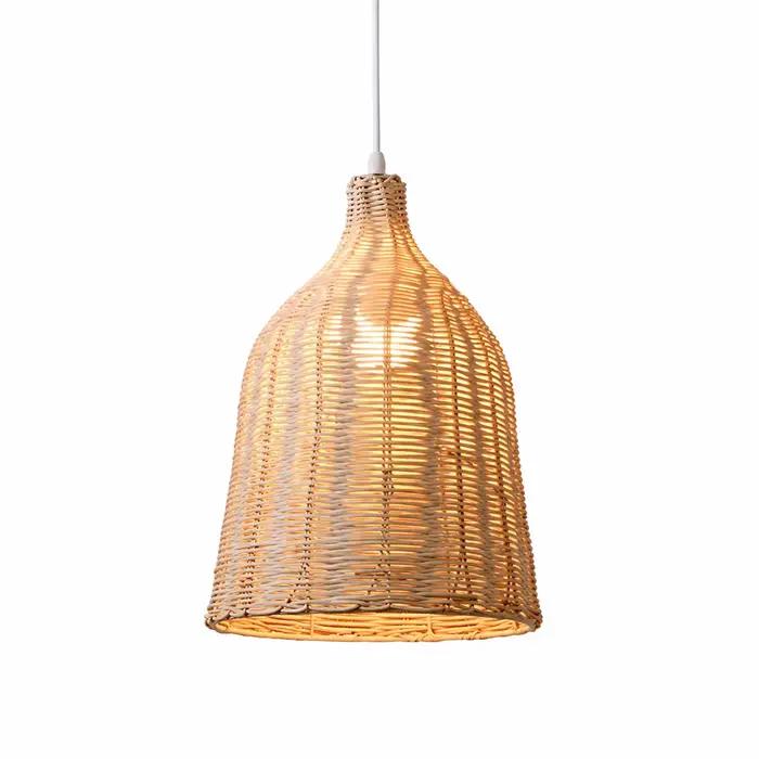 Lampe suspendue artisanale en bambou JOYINLED