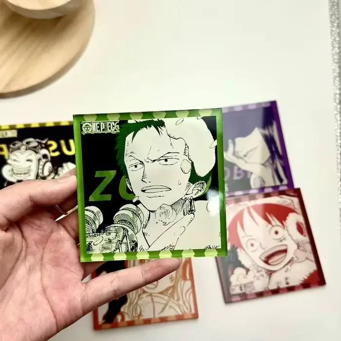 Figurines One Piece Luffy Zoro et Nami, dessin animé mignon et élégant, décoration personnalisée de grande valeur pour le salon et la chambre à coucher, cadeau