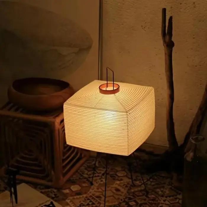 Design japonais Akari Noguchi Yong lampe de Table imprimé