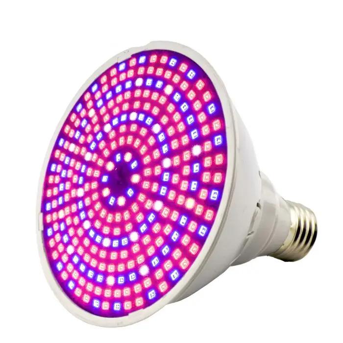 Lampe de culture LED E27, spectre complet, 4W 50W 60W, AC110V 220V, pour plantes d'intérieur, IR UV, pour système hydroponique et floraison