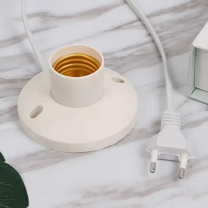Support de lampe LED avec ampoule E27 pour lampe de table élégant et moderne pour chambre à coucher et salon occaions spéciales