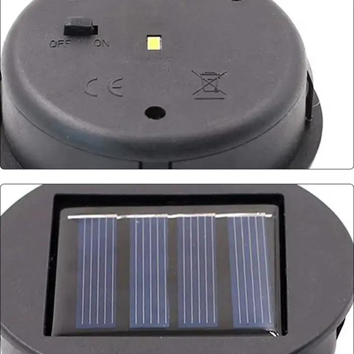 Base de lampe solaire avec ampoule LED