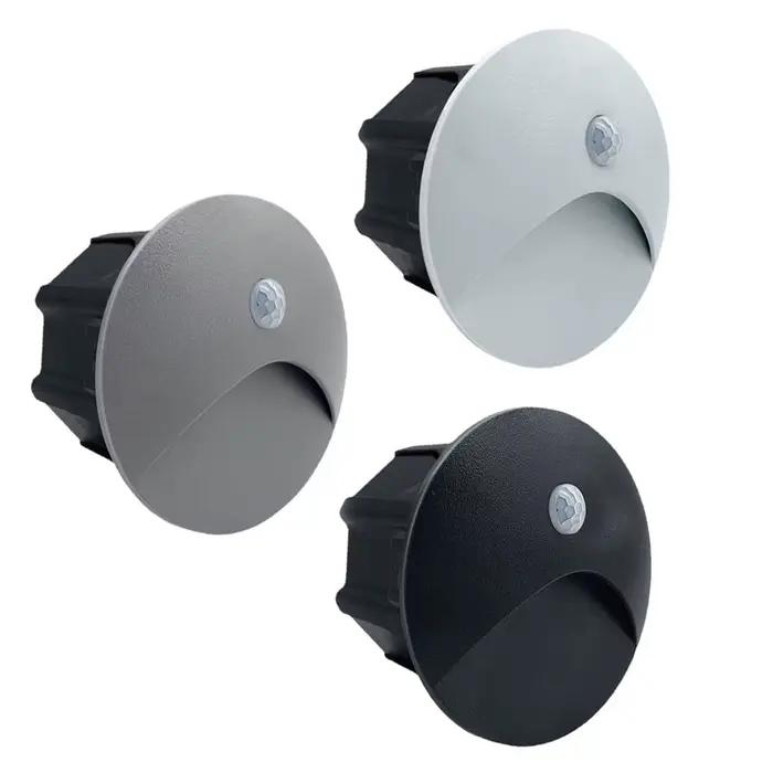 Lampe murale Led encastrée avec capteur de mouvement PIR