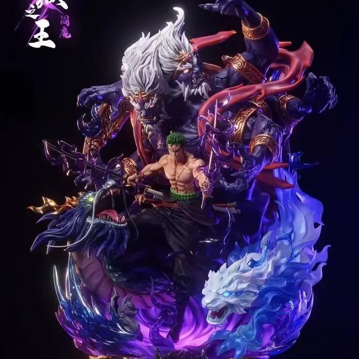 Figurine d'action Roronoa Zoro Hell Form, une pièce, matériau Pvc, détails exquis, modèle de collection pour les Fans, Statue de personnage d'anime