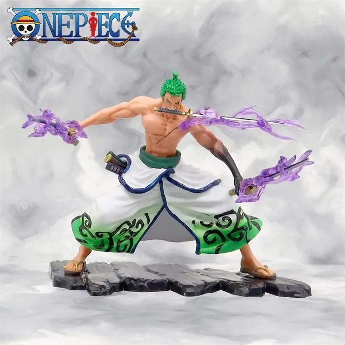 Figurine d'Anime One Piece Roronoa Zoro de 20 cm, Jouets Zoro, Figurine d'Action en PVC, Statue de Collection, Modèle de Dessin Animé, Poupées, Cadeaux