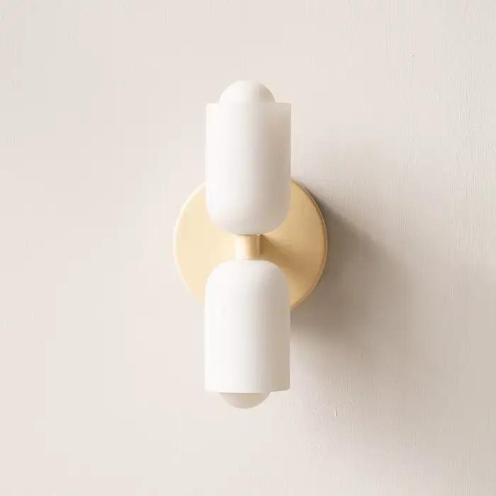 Applique murale à vent crème française