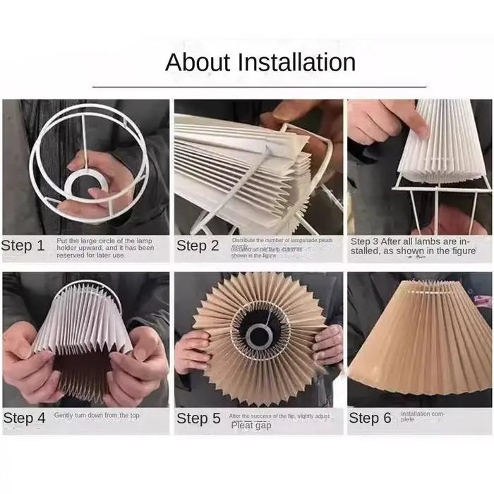 Abat-jour de lampe de Table en tissu