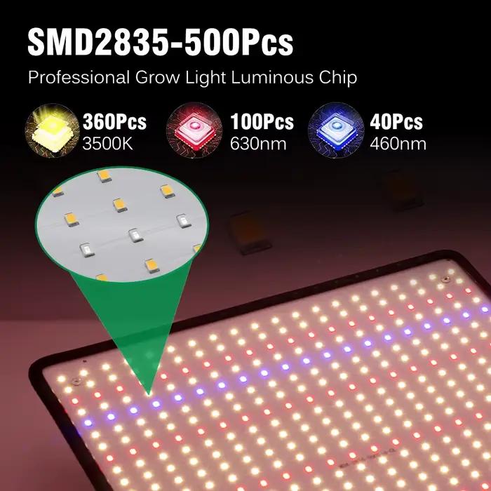 LED élèvent la lumière spectre complet Phyto lampe AC85-240V 40W pour la lumière de croissance des plantes de tente de culture intérieure