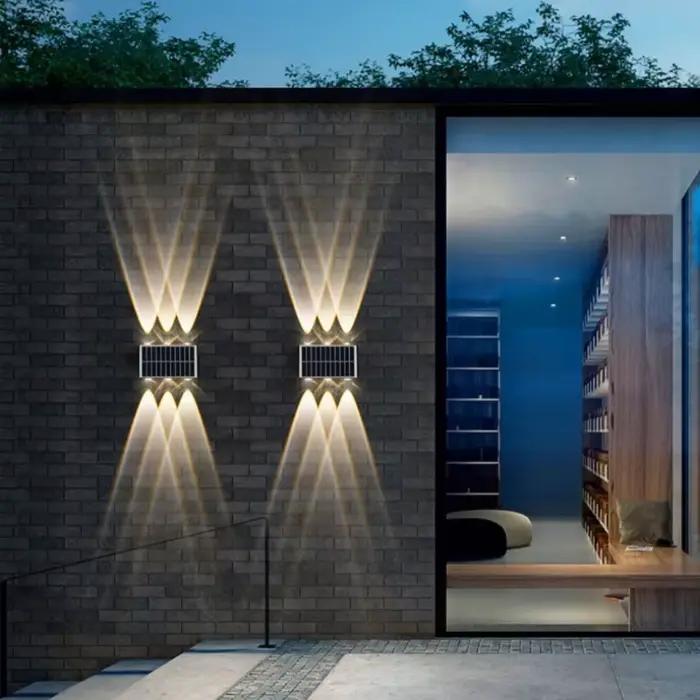 Nouvelle lampe murale extérieure étanche 2026, lampe solaire, lampe de jardin, lampe de table solaire, lampe de décoration de nuit pour villa