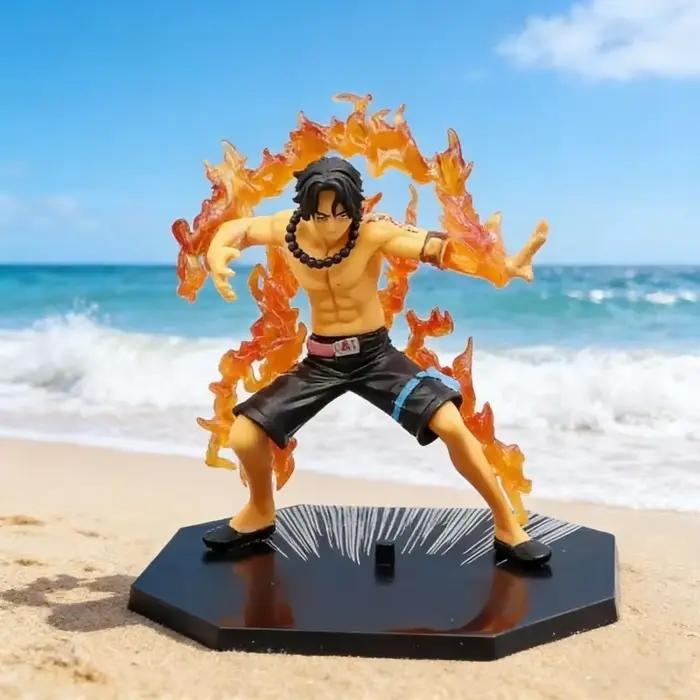 Figurine d'action One Piece Ace, figurine d'anime, modèle en PVC, jouet, poupée, ornement de bureau, statues de collection, jouet pour cadeau