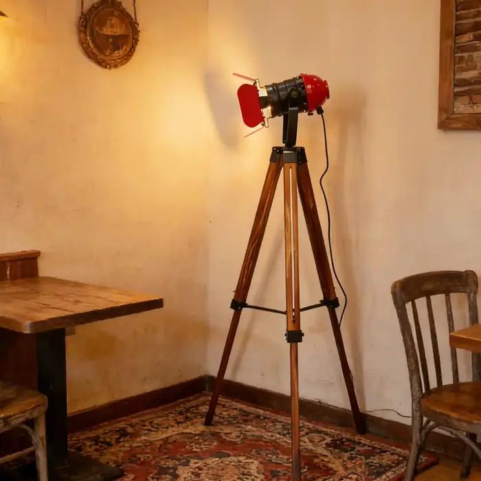 Lampe sur pied rustique vintage pour la décoration de la maison