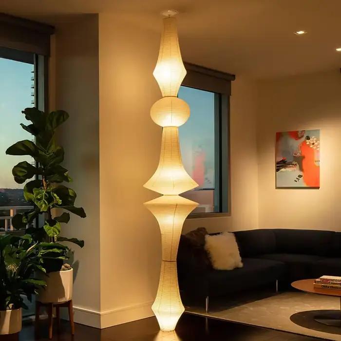 Lampe suspendue en papier de riz Akari
