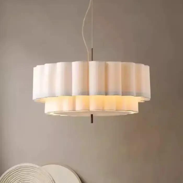 Wine-Sabi-Plafonnier Suspendu en Tissu Style Bohème