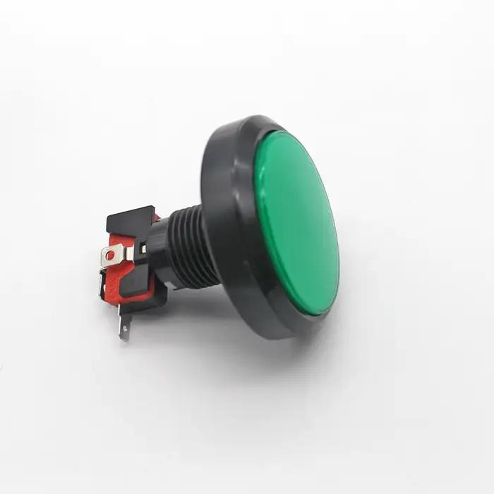 10 pièces 60 MM/nouveau 5 V lampe LED grand rond Arcade lecteur de jeu vidéo bouton poussoir Micro interrupteur pour Machines