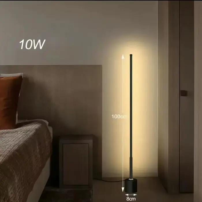 Lampadaire d'Angle à Intensité Réglable avec Télécommande de 100cm