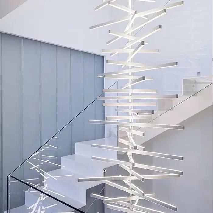 Plafonnier led en forme d'os de poisson
