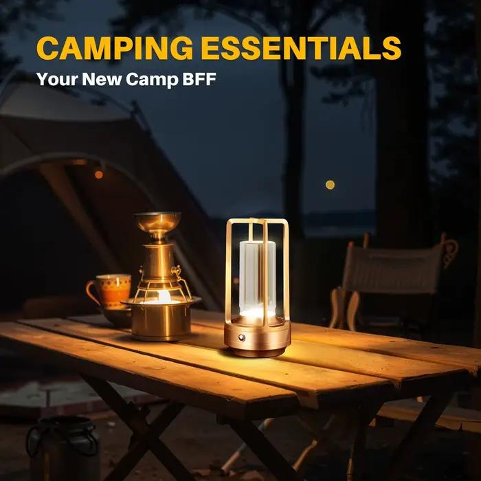 Lampe de table LED sans fil FPOO rechargeable