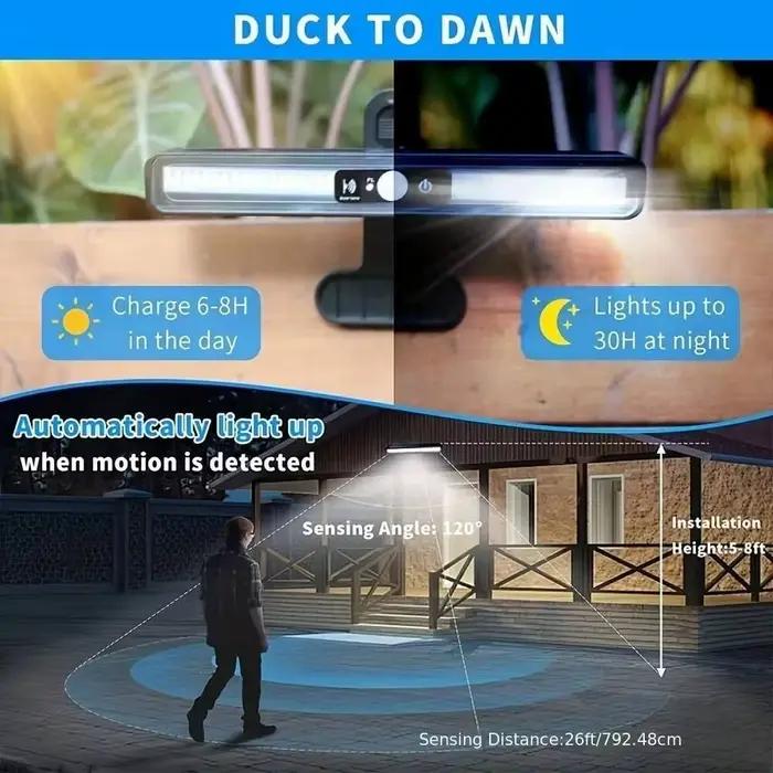 Lampe solaire LED puissante pour jardin, extérieure, étanche, à détection de mouvement, éclairage paysager lumineux pour la cour, le chemin, la décoration, lanterne