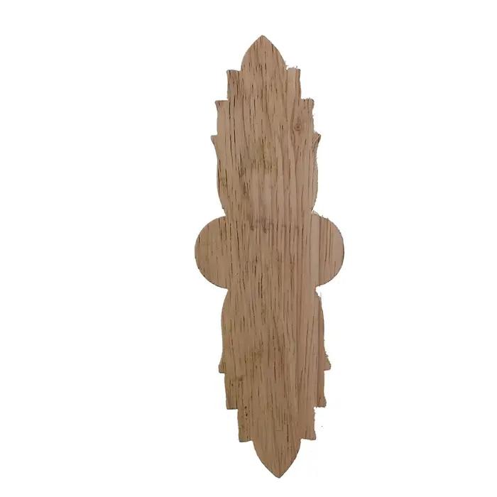 VZLX décalcomanie européenne ronde de sculpture sur bois | Décorations de maison avec Appliques
