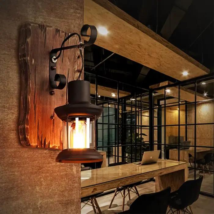 Applique murale en bois pour salon