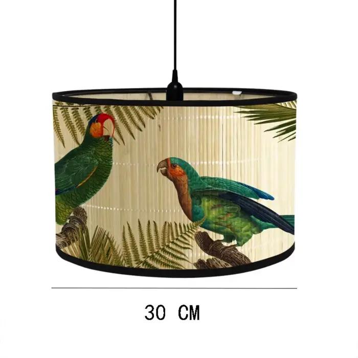 Couvercles de lampe en bambou durables